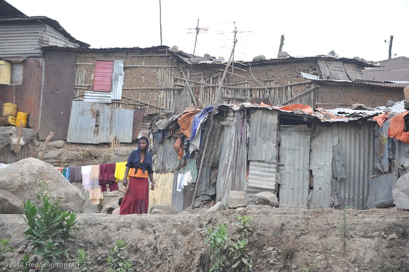 20120331_132228 Nikon D3 2x3.jpg - Living space in Addis appears to have grown with minimal urban planning.  The city is only 100 years old.